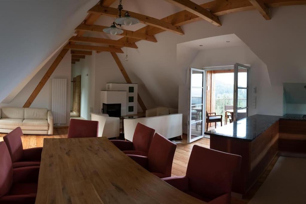 Chalet-Suedsteiermark - Traumhafte Aussicht, Infinity Pool, Privatsphaere, Klima Und De-Luxe Ausstattung Schwanberg Dış mekan fotoğraf